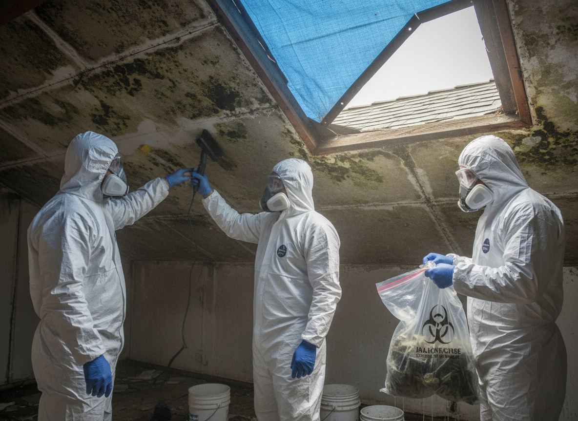 Handling Mold After Roof Leaks In Littlerock Storm Season