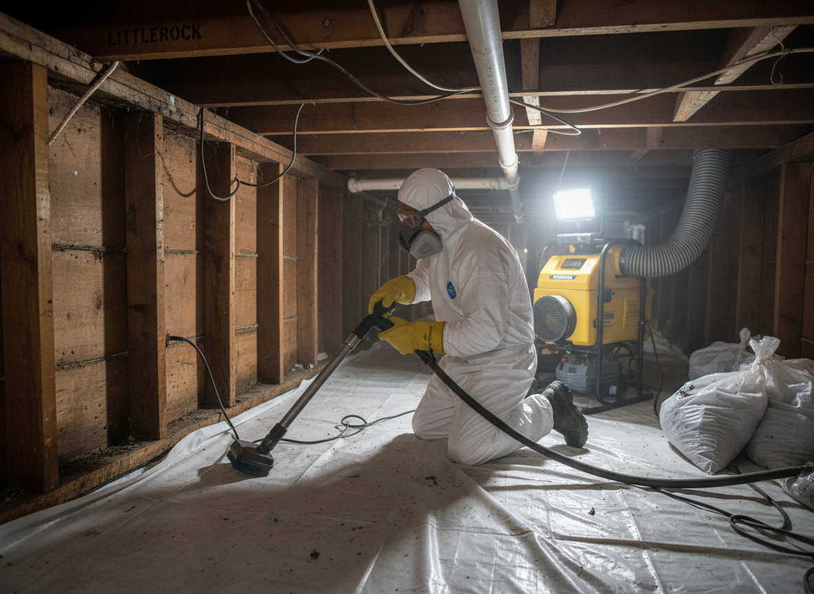 crawl space mold removal in LITTLEROCK