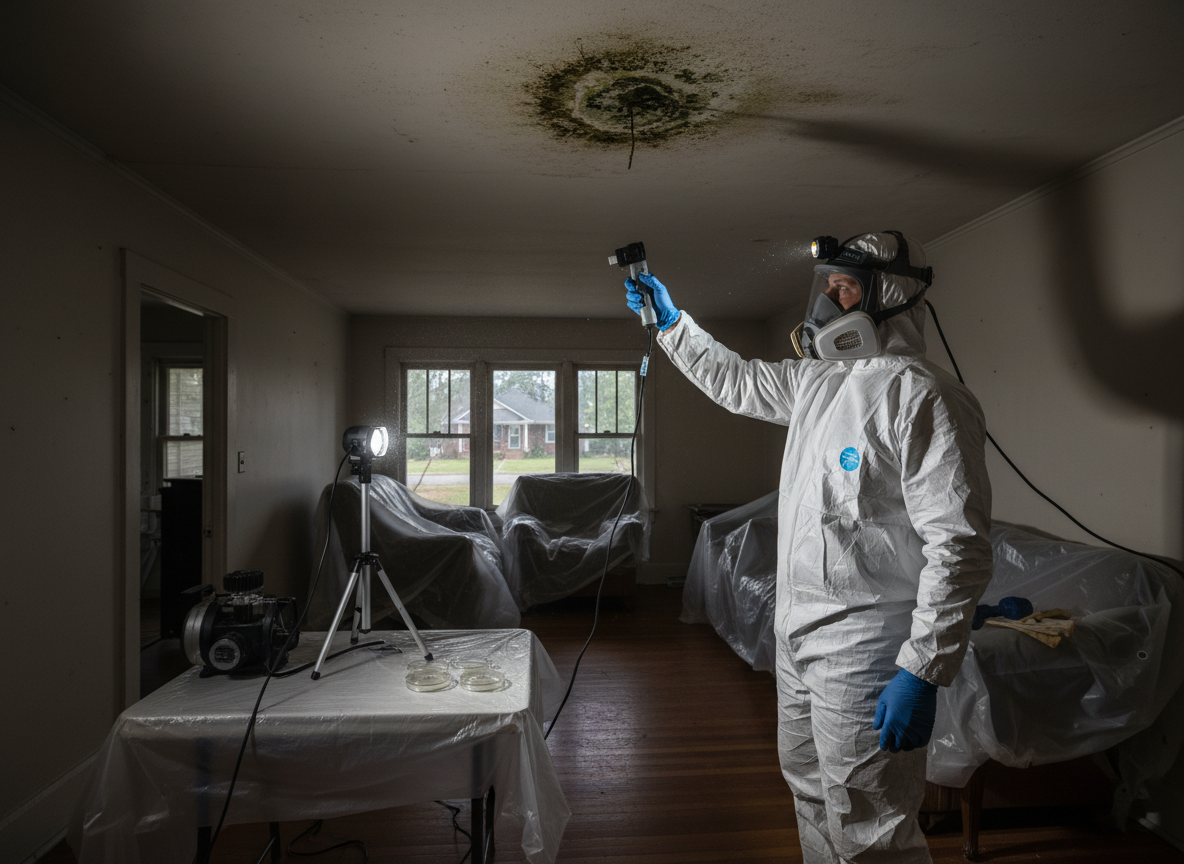 mold spore testing in LITTLEROCK